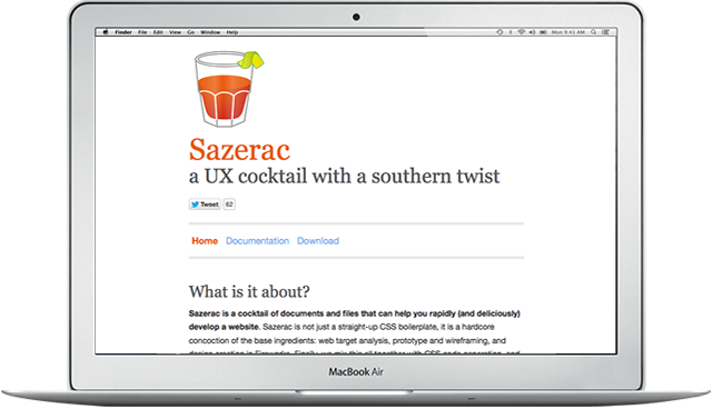 Sazerac a UX cocktail with a southern twist